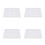 4Pcs Clear Tea Bag Storage Organizer Plastic Divided Box with Lid 2