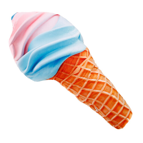 2Pcs Ice Cream Shape Plush Pillow Comfortable Couch Throw Pillow Decor 2