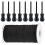 2Sets Black Roller Curtain Rope with Blind Cord Knobs and Bead Strings 2