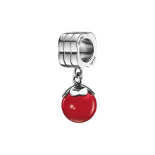 Schmuck - Folli Follie - 3P16F014R - Glasperle - Rot - 1 cm