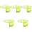 5Pcs Lightweight Hard Hat Sun Shade Yellow Visor for Construction 4