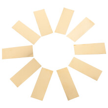 50Pcs Golden Fruit Battery Experiment Anode Sheets for Educational Use