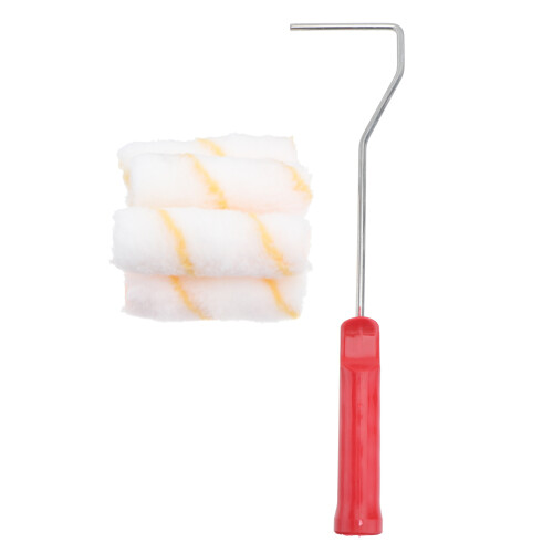 3Pcs Lint-Free Wall Paint Roller Covers Reusable for All Paint Types