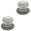 2Pcs Ceramic Small Stew Bowl with Lid Versatile Soup Serving Bowl 5