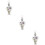 3Pcs Multi Delicate Glass Perfume Bottle Portable Aroma Bottle Decor 9