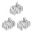 270Pcs Space-Saving Transparent Plastic Baby Booties Shoe Rack 6