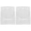 2Pcs Transparent Desk File Organizer Acrylic A4 Holder Stand 4