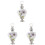 3Pcs Multi Delicate Glass Perfume Bottle Portable Aroma Bottle Decor 2
