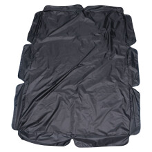 2Pcs Black Garden Swing Cover Waterproof Elastic Home Outdoor Shade
