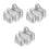 270Pcs Space-Saving Transparent Plastic Baby Booties Shoe Rack 4