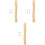 3Sets Handle Replacement Wooden Grip Comfortable Safe Use 5
