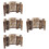 4Pièces Mini Clôture En Bambou Lisse Durable Pour Micro Paysage 8