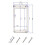 Metall Humbucker Pickup  Cover Rambyte Kompatibel med LP Gitarrmontering Elgitarrer (Svart) 6