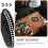 24Pcs Black Practical Storage Trays Snack and Dessert Plates 4