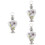 3Pcs Multi Delicate Glass Perfume Bottle Portable Aroma Bottle Decor 6