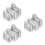 270Pcs Space-Saving Transparent Plastic Baby Booties Shoe Rack 10