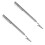 4Pcs Silver Telescoping Clamps Pen Type Retractable Clips 9