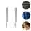 4Pcs Silver Telescoping Clamps Pen Type Retractable Clips 8