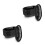 24Pcs Black Practical Storage Trays Snack and Dessert Plates 10