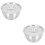 2Pcs Stainless Steel Steamed Egg Soup Bowl Kitchen Tableware Silver 7