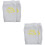 4Pairs Breathable Cotton Dance Shoe Socks Light Grey Floor Protector 8
