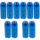 10Pcs Blue Metal Grease Nozzle Self Locking Hose Tips Replacement 4
