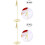 2Pcs Base Photo Clips Metal Menu Holders for Events 7