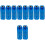 10Pcs Blue Metal Grease Nozzle Self Locking Hose Tips Replacement 5