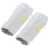 4Pairs Breathable Cotton Dance Shoe Socks Light Grey Floor Protector 2