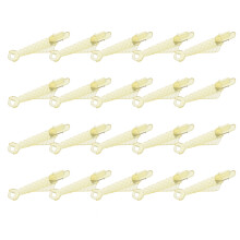 60Pcs Lightweight Yellow Needle Threader Tool for Home Sewing Machines