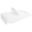 2Pcs Nail-Free White PVC Projector Wall Stand Durable Storage Holder 1
