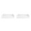 2Pcs Nail-Free White PVC Projector Wall Stand Durable Storage Holder 7