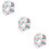 3Sets Silent Hamster Wheel for Small Pets Home Exercise 9