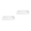 2Pcs Nail-Free White PVC Projector Wall Stand Durable Storage Holder 9