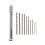 11Pcs Hand Twist Drill Set 0.5-2.0mm Woodworking Hand Punch Tool Hardware Clock Maintenance Kit 2