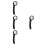 4Pcs Replacement Plastic Shower Head Handheld ABS Spray Shower Nozzle 7