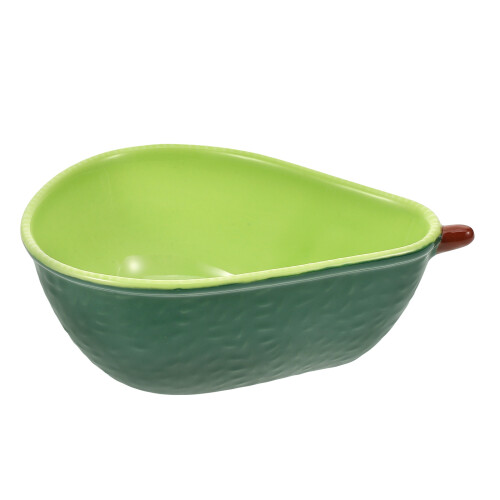 2Pcs Light Green Avocado Bowls Ceramic Multipurpose Fruit Snack Bowls 1
