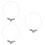 3Pcs Silver Owl Design Necklaces Retro Women Accessory 7