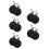 10Pcs Convenient Black Watch Storage Boxes for Outdoor Use 8