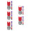 20Pcs Multi- Inking Stamp Kit for Kids Prank and Card Making 7