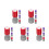 20Pcs Multi- Inking Stamp Kit for Kids Prank and Card Making 8