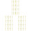 60Pcs Lightweight Yellow Needle Threader Tool for Home Sewing Machines 2