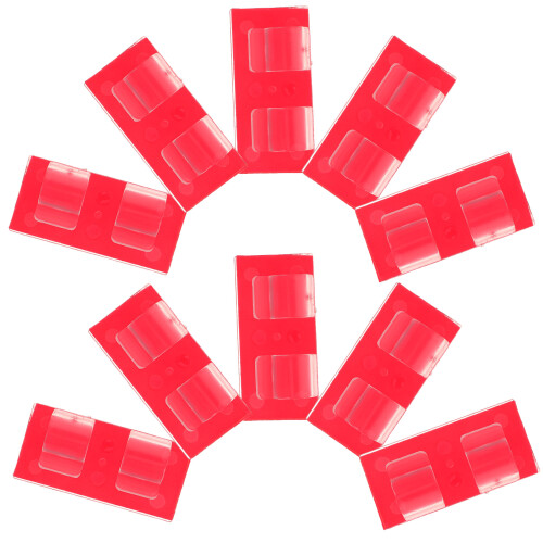 50Pcs Self-Adhesive Light Clips Transparent for Outdoor String Lights 1