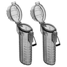 6Pcs Black Plastic Lighter Protective Sleeve Holder Waterproof Durable