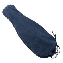 2Pcs Dark Blue Supple Suede Violin Cover Scratch-Resistant Protection