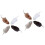 8Pcs Assorted Color Clockwork Mouse Toys Lightweight Kids Play 4