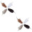 8Pcs Assorted Color Clockwork Mouse Toys Lightweight Kids Play 6