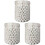 3Pcs Ceramic Pie Weights Baking Beans Heat Resistant White Stoneware 2