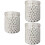3Pcs Ceramic Pie Weights Baking Beans Heat Resistant White Stoneware 6