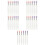 30Pcs Silicone Lipstick and Eyeshadow Applicator Brushes for Kids 7